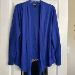 Women's Regular Cotton Modal Open Drape Cardigan Sweater